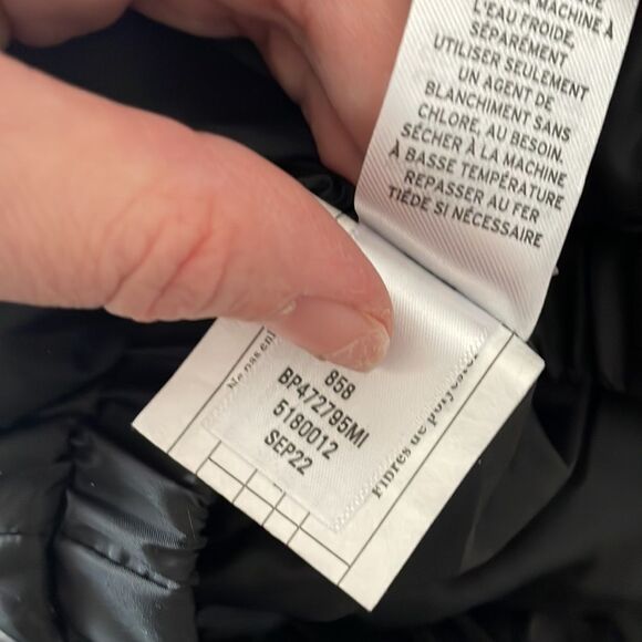 New BP water resistant recycled polyester puffer jacket black - Picture 9 of 10